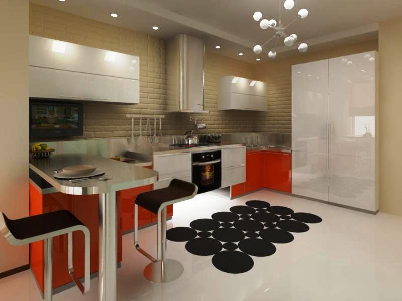 дизайн в стиле хай-тек