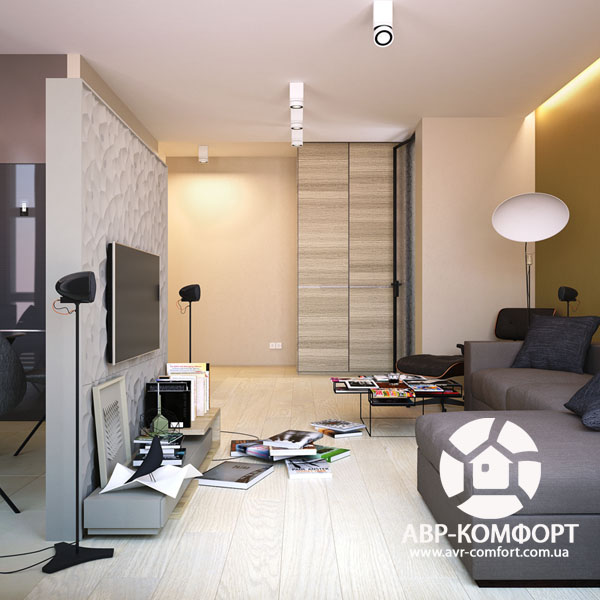 Фото из дизайн проекта интерьера квартиры на ул. Драгомирова в Киеве