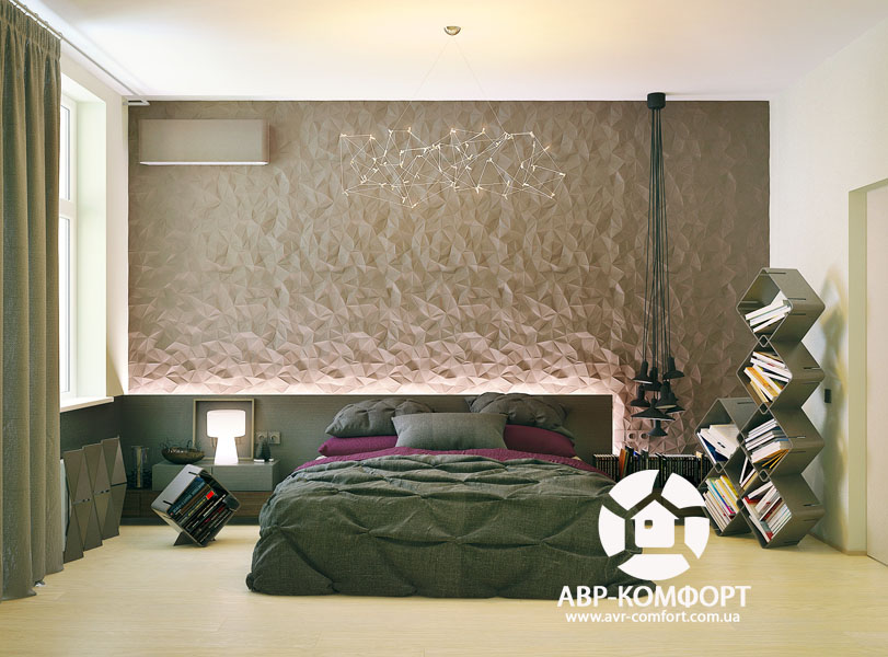 3д панели в интерьере