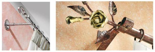 металлические карнизы