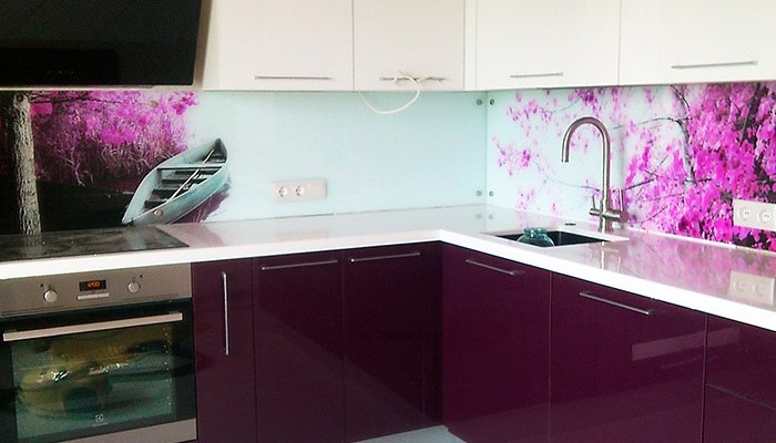 стекло на кухонный фартук